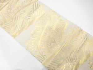 柴垣模様織り出し　名古屋帯